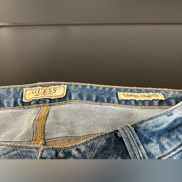 Guess Jeans Cropped Stretch Women’s Size 29 - Picture 4 of 4